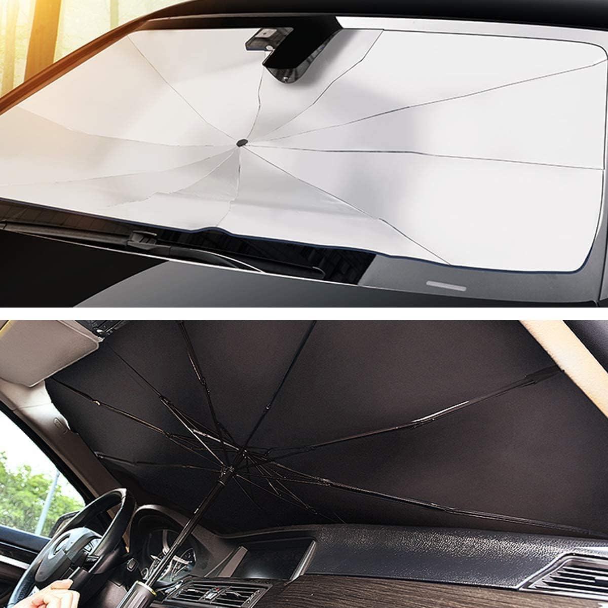 Premium Car Sunshade Umbrella for UV Protection and Heat Blocking