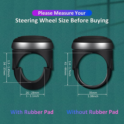 Car Steering Wheel Knob Spinner – 360° Rotating Power Handle for Effortless Driving