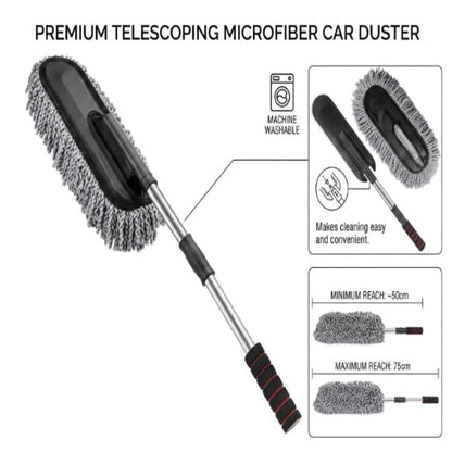 Ultimate Detachable Microfiber Duster for Car & Home